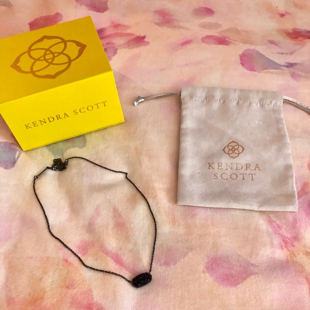 Black Drusy Kendra Scott Necklace